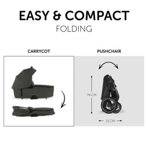 Универсальная коляска 2 в 1 Hauck Walk N Care Air Dark Olive